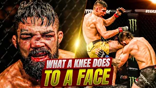 😱😱🔥🔥 What A Knee Does To A Face | UFC MMA Flying Knee KO