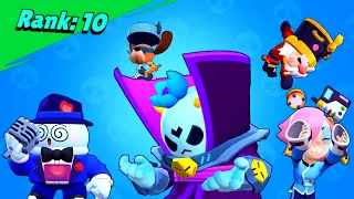 All Brawlers & Skins Losing Pose in Brawl Stars