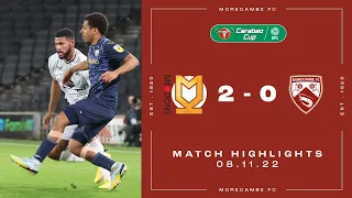 Highlights | MK Dons 2 Morecambe 0