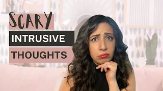 How to handle intrusive thoughts | Tips from a therapist #intrusivethought #anxiety #mentalhealth