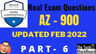 AZ-900: Real exam question and answer (with explanations) : 2022 Edition - Part 6