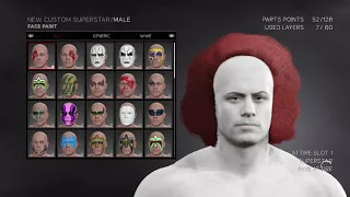 How to make Pennywise (IT) WWE 2K17