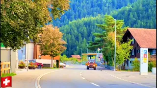 Driving in Switzerland🇨🇭From Bern to Gelmerbach  [4K] Swiss Trip