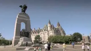 Ceremonial Guard: Tomb of the Unknown Soldier RCAF Ottawa 2012 - Time Lapse
