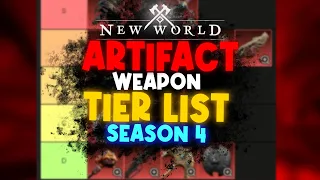 New World ARTIFACT TIER LIST - Weapons Season 4