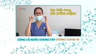 Hướng dẫn đeo khẩu trang đúng cách