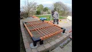 Toja Grid 4x4 Double Pergola Build - Timelapse