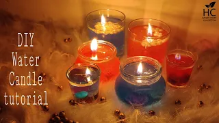 🌸DIY Beautiful Water Candles 🌸 Diwali home decor 🌸 Lights 🌸 homemade 🌸 handy craft collection 🌸