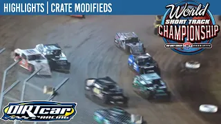 World Short Track Championship Crate Modifieds Dirt Track at Charlotte October 29, 2022 | HIGHLIGHTS