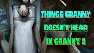 Granny doesn't hear these things in Granny 3