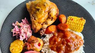 COOK WITH ME: EP4 Grilled Chicken and Side dishes | Seven Colours | South African Sunday Kos