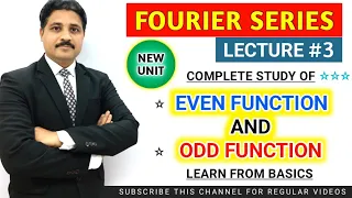 FOURIER SERIES LECTURE 3 | STUDY OF EVEN FUNCTION AND ODD FUNCTION @TIKLESACADEMY