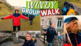 Castleton Weather was BAD | Winnats Pass | My FIRST Group Walk in Castleton Derbyshire | The Peaks