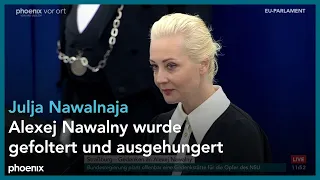 Rede von Julija Nawalnaja im EU-Parlament am 28.02.24