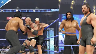 War of Monsters: The Great Khali & Big Show vs. Goldberg & Solo Sikoa and Umaga