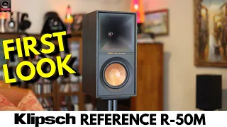 Klipsch R-50M First Look | Klipsch's all new mid-tier bookshelf speaker