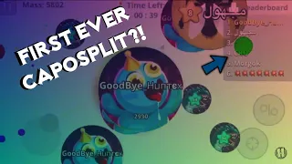 Agario Mobile - FIRST EVER CAPOSPLIT ON YOUTUBE!!? SICK REVENGE GAMEPLAY ft Canibus || Epic Edits