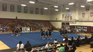 Eastmont middle school JV cheer at sharp competition 2016 First Place