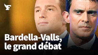 Européennes: suivez le grand débat entre Jordan Bardella et Manuel Valls