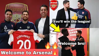 OFFICIAL✅Arsenal sign Jorginho on a Permanent Deal🔥Welcome to Arsenal,Arteta Edu & Saka welcome him