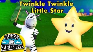 Twinkle Twinkle Little Star nursery rhyme | Top English Nursery Rhymes Playlist for kids