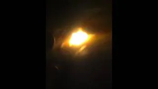 Light bulb fire explosion