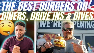 🇬🇧BRIT Reacts To BY FAR THE BEST BURGERS ON DINERS, DRIVE INS & DIVES!