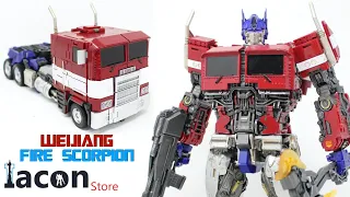 WeiJiang M09 Commander Fire Scorpion Optimus Prime Review