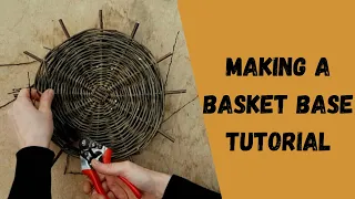 How to weave a basket base? (no background music) Step by step tutorial on how to make the base.