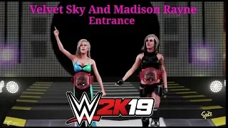 WWE 2k19 Madison Rayne and Velvet Sky Entrance