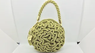 TUTORIAL BORSA FIORE 👛FLOWER BAG👛TIZIANA VOLPE CROCHET 👛