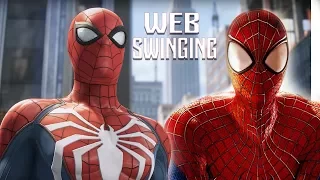 Spider man Ps4 web swinging vs Amazing Spider man 2 web swinging