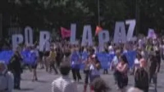 Thousands protest against NATO summit in Madrid