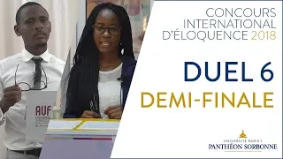 Concours international d'éloquence 2018 - Demi-finale - Duel 6