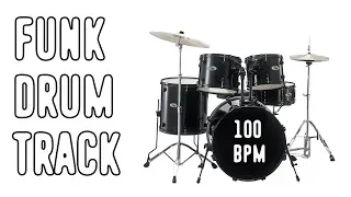 Drum Track Funk - Straight Beat - 100 BPM