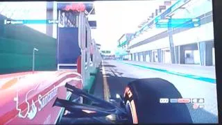 F1 2013 Car Pitting Glitch