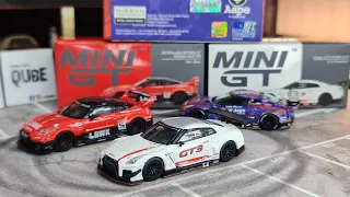 FirstLook Mini GT #324 & #327 LB-Silhoutte WORKS GT and Nissan GT-R NISMO GT3 Presentation!