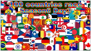 [Season6 Day3] 100 countries 39 stages marble point race | Marble Factory 2nd