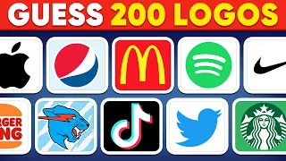 Guess the Logo in 3 Seconds | 200 Famous Logos | Logo Quiz 2024 | Pup Quiz