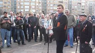 Народный депутат Косенко на митинге в Горловке
