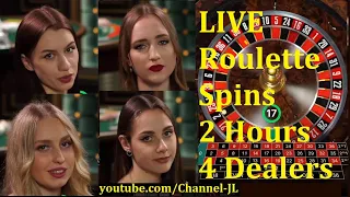 Live Roulette Spins 2 Hours 4 Dealers