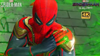 Scorpion Poisons Spider-Man with Integrated Suit - Marvel's Spider-Man PS5 4K 60FPS