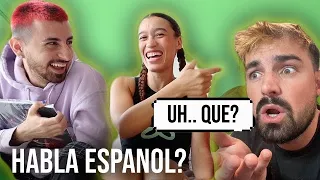 WE TRIED TO LEARN SPANISH IN ONE HOUR!