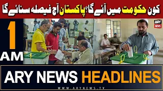 ARY News 1 AM Headlines  8th February 2024 | Elections 2024 in Pakistan - Exclusive Updates
