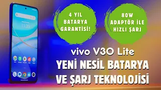 Yenilenmiş Batarya ve Şarj Teknolojileri: vivo V30 Lite