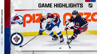 Avalanche @ Jets 2/24 | NHL Highlights 2023