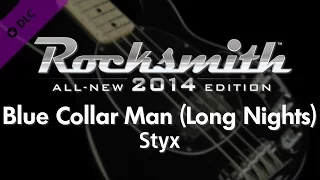 Styx "Blue Collar Man (Long Nights)" Rocksmith 2014 bass cover finger