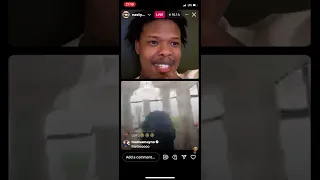 Nasty-c with Rick Ross live on instagram