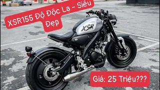 (REVIEW) SIÊU XE YAMAHA XSR 155 ĐỘ PHONG CÁCH ĐỘC LẠ KIỂU TRIUMPH BOBBER l XSR155 ĐỘ HẾT 25Tr Có gì?