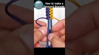 Learn How to Make a Paracord Bracelet Paracord Solomon Cobra Modified Knot #shorts